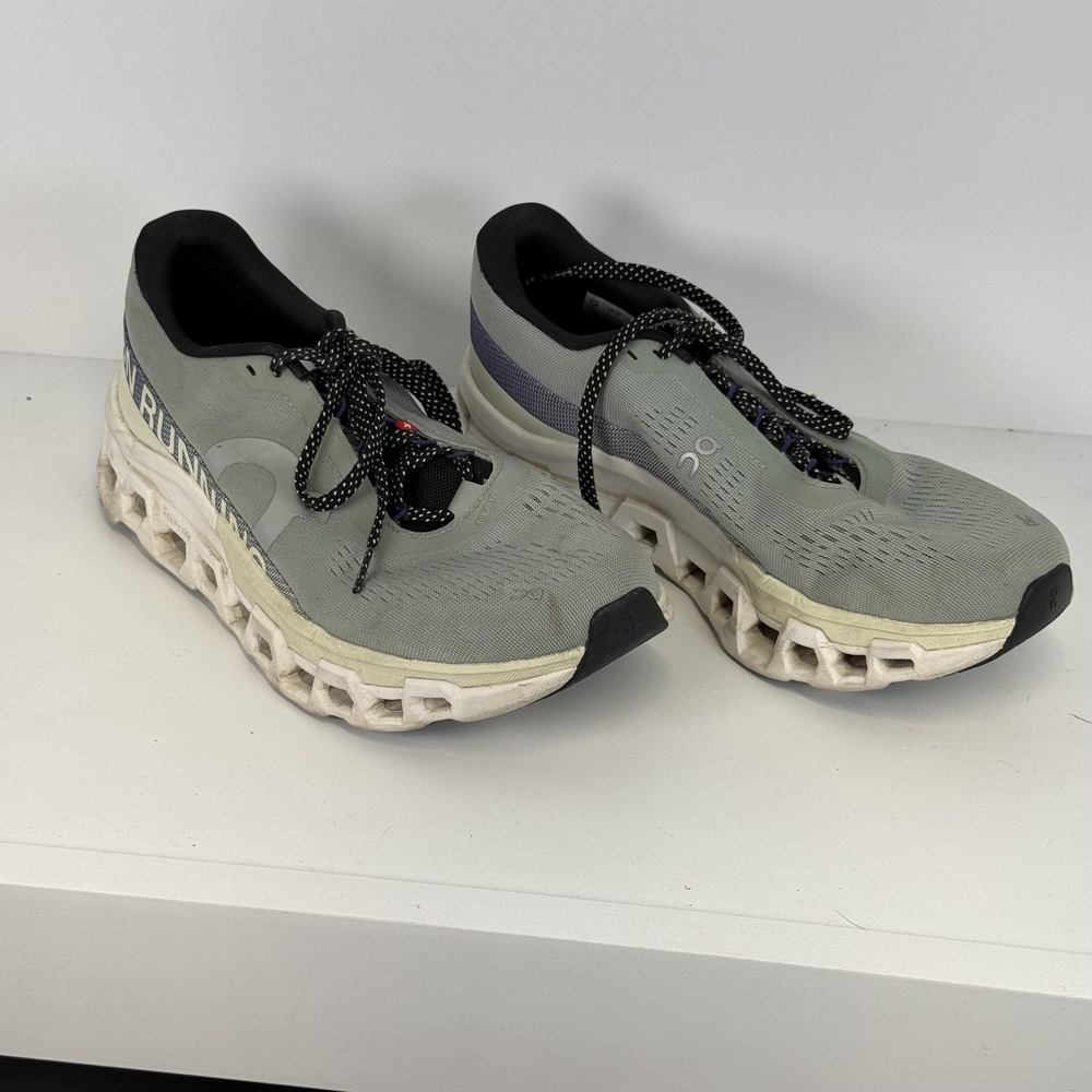 On Running Shoes Womens 10 Gray Cloudmonster CloudTec Athletic Mesh Sneakers